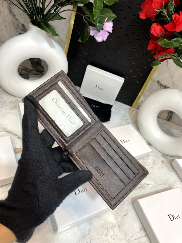 Dior Oblique Monogram Long Wallet in Brown Canvas