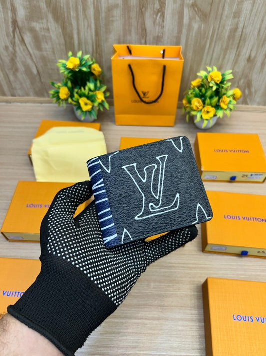 Louis Vuitton Limited Edition Monogram Sketch Bifold Wallet