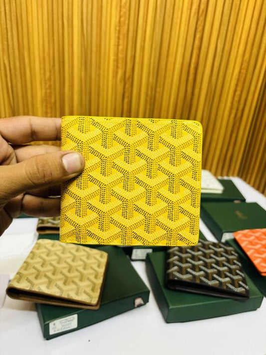 GOYARD YELLOW PREMIUM QUALITY WALLET